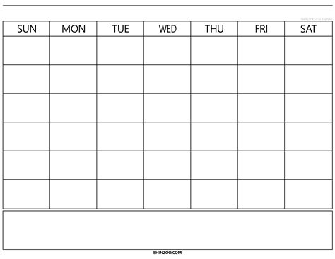 Fill In Printable Monthly Calendar Free Calendar Template Colegios