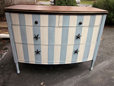 Uniquely Chic Furniture Striped Beach Dresser