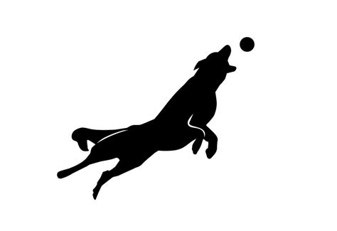 Clip Art Of Dog Catching Ball Clip Art Of Dogs