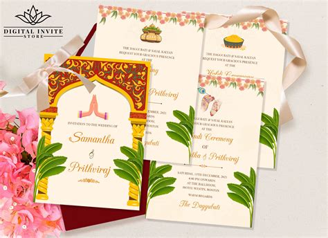Tamil Wedding Invitation Templates Free Printable Form Templates And