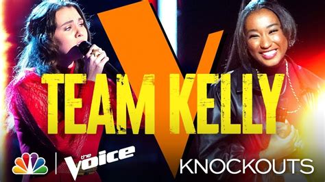Emotional Performances From Team Kellys Anna Grace And Gihanna Zoë