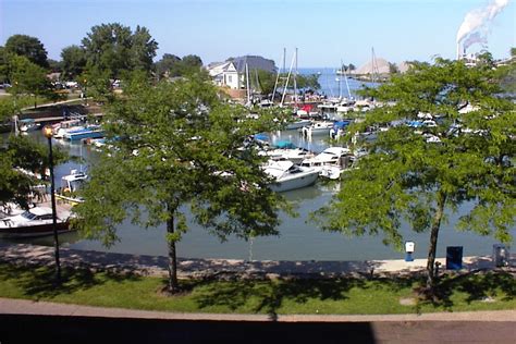 huron oh spring view of huron boat basin photo picture image ohio at city