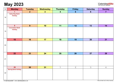 May 2023 Calendar Printable Free Printable World Holiday