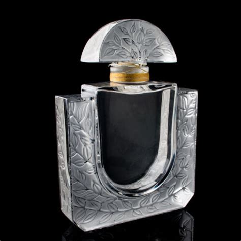 Giant 105 Lalique Glass Factice Perfume Bottle Chevrefeuille Signed Display Ebay