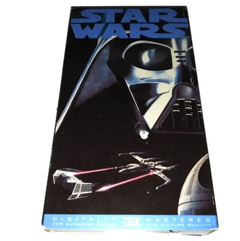 Star Wars A New Hope Vhs Video Tape Episode Iv Harrison Ford Carrie Fisher Picclick