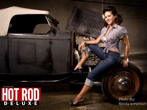 Hot Rod Fond D Cran And Arri Re Plan X Id