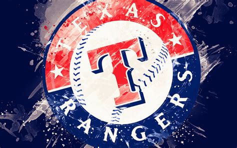 Download Logo Baseball Mlb Texas Rangers Sports 4k Ultra Hd Wallpaper