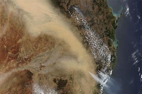 Dust Storm Over Eastern Australia Dust Storm Over Eastern