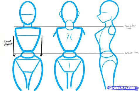 How To Draw Female Anime Female Anime Step By Step