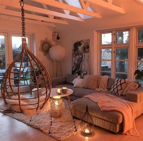 Add Some Fun To Your Home Decor With An Indoor Swing Cosy Living Room