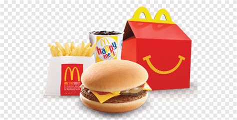 McDonald S Cheeseburger Hamburger French Fries Happy Meal Mcdonalds