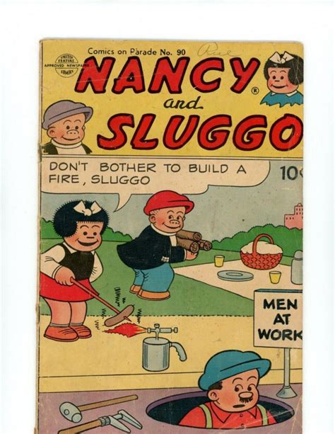 Comics On Parade 90 Featuring Nancy And Sluggo 30 1953 Comic Books Golden Age Nancy