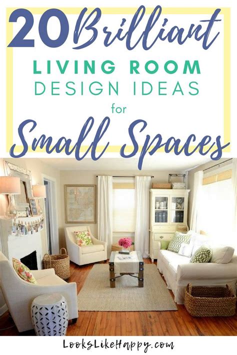 20 Brilliant Living Room Design Ideas For Small Spaces Small Living