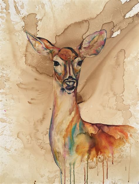 Click To Close Deer Painting Spirit Animal Tattoo Original Paintings