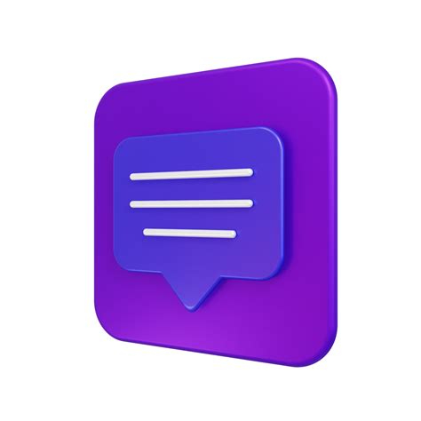 Message Icon 3d Illustration 15212213 Png