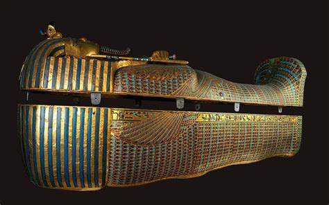 Outermost Coffin Of Tutankhamun Egypt Museum