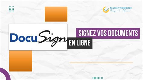 Signe Rapidement Des Documents En Ligne Avec Docusign