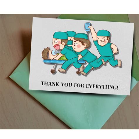 Thank You Card To Medical Team Nurses Week Cardnurse Etsy