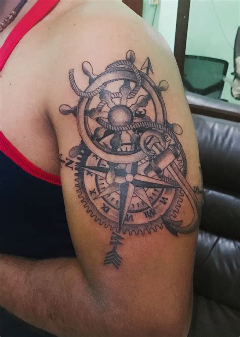 Anchor Compass Clock Compass Tattoo Tattoos Angelo Tattoo