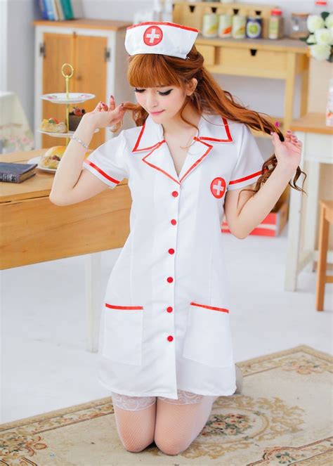 Sexy Lingerie White Nurse Uniform Service Hotel Cosply Costume