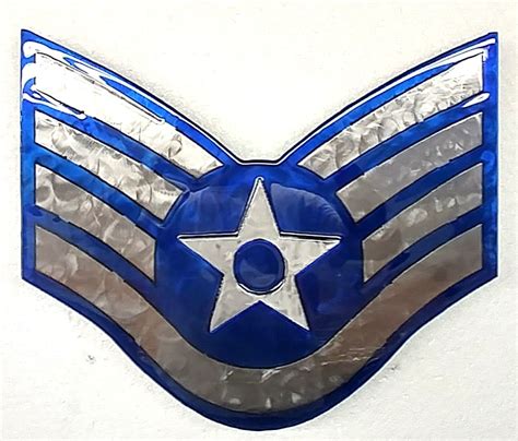 Air Force Staff Sergeant Chevron Liquid Metal Designs Inc