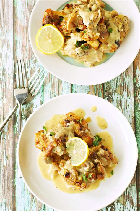 Feel free to use the chicken cut of chicken you prefer. Crockpot Chicken Thighs with Creamy Lemon Sauce | Crockpot ...
