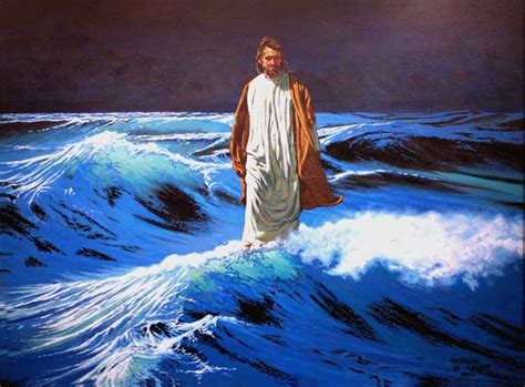He Died For My Grins Jesus Walks On Water
