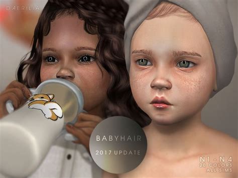 Sims 4 Wisteria Toddler Skin Overlay In 2021 Sims Bab