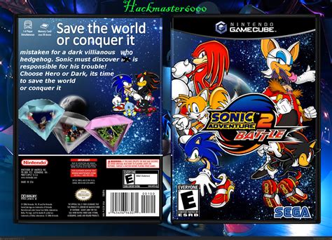 Sonic Adventure 2 Battle Gamecube Box Art Cover By Hackmaster6000