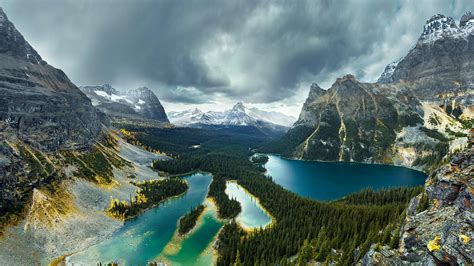 Lake Ohara In Yoho National Park British Columbia