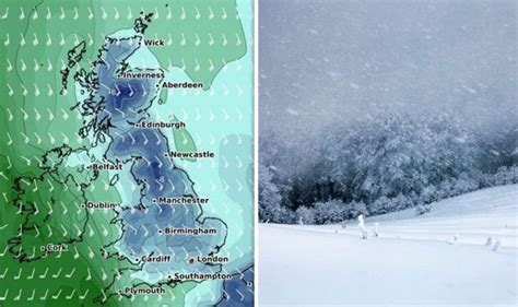 Bbc Weather Heavy Snow Set To Strike This Part Of Britain Over The