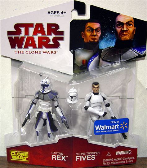 Captain Rex Clone Trooper Fives Action Figures Hasbro
