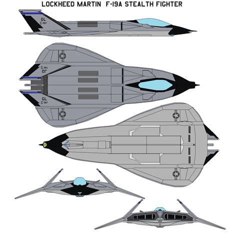 Lockheed Martin F 19a Stealth By Bagera3005 On Deviantart
