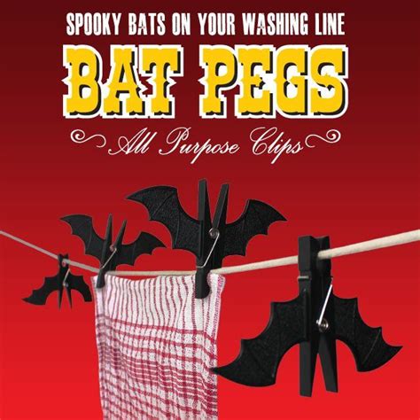 Spooky Bat Pegs Design Craft Bat Peg