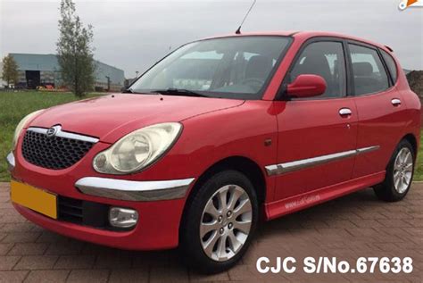 2003 Left Hand Daihatsu Sirion Red For Sale Stock No 67638 Left