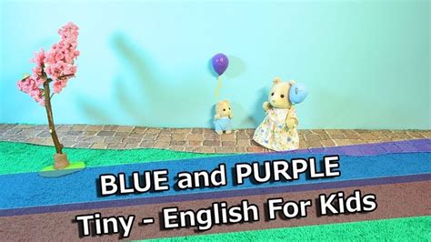 Cartoon For Learning English Colors With Sylvanian Families Blue And