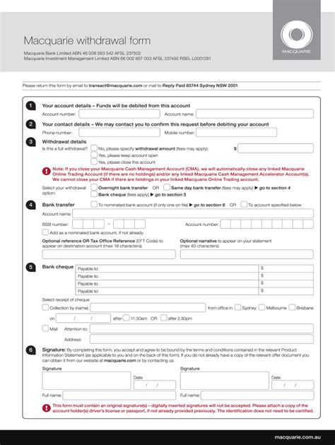 Cash Withdrawal Form Fill Out And Sign Online Dochub