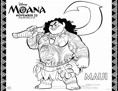 Páginas para Colorear de la Película MOANA - Lola Lambchops