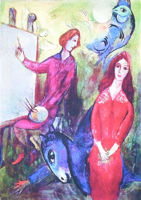 Marc Chagall Artist And Model Mutualart