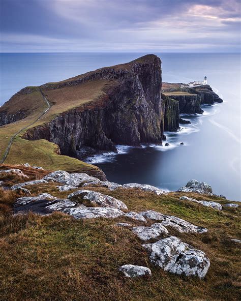 Neist Point Lighthouse Isle Of Skye Scotland