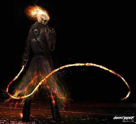 Jeremiah Concept Design Ghost Rider Illustration