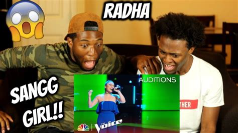 Radha Floors Adam Levine With Jessie Js Mamma Knows Best The Voice 2018 Blind Auditions