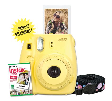 Fujifilm Instax Mini 8 Camera With 10 Exposures And Strap Walmart Canada