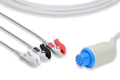 datex ohmeda direct connect ecg cable 3 clip type brainwave