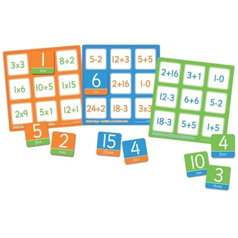 Operations Bingo Game Pack Numeracy From Early Years Resources Uk