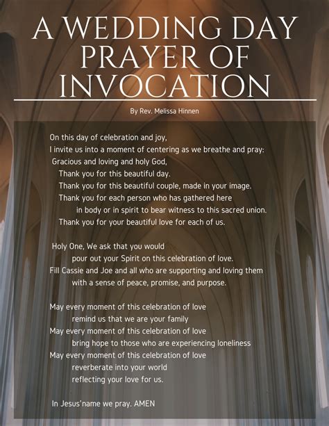 Life Is A Sweet Jubilee Wedding Day Prayer Of Invocation By Rev