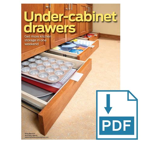 Kitchen Under Cabinet Drawers Lower In 2021 Under Cabinet Drawers