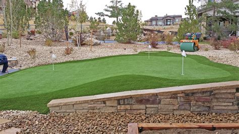 Company list united states denver a appliance nation. Highlands Ranch Backyard Putting Green - Contemporary ...