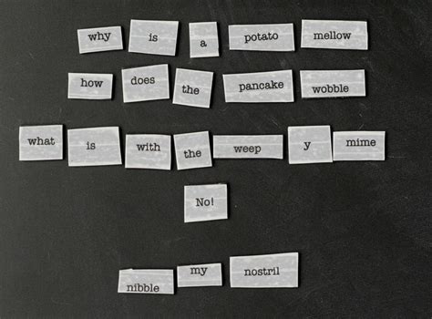 Magnetic Poetry Printables To Delight And Amaze You · Craftwhack