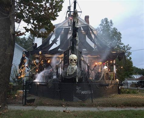 Haunted Pirate Ship Fun Halloween Decor Halloween Yard Outdoor